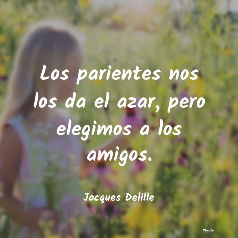 Frases de Jacques Delille