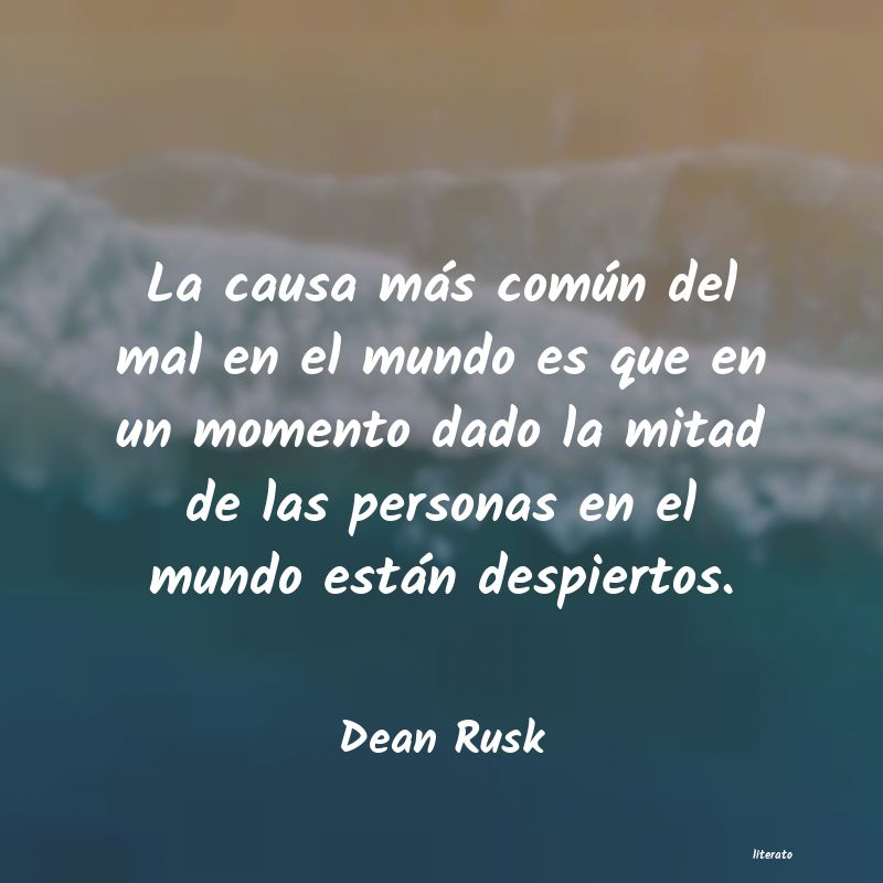 frases de Dean Rusk