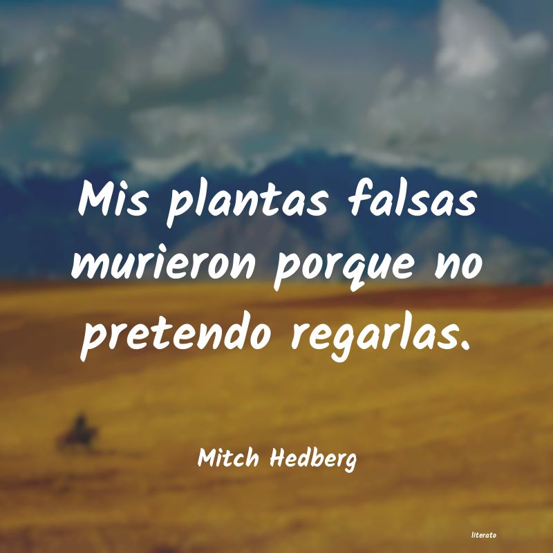 Frases de Mitch Hedberg