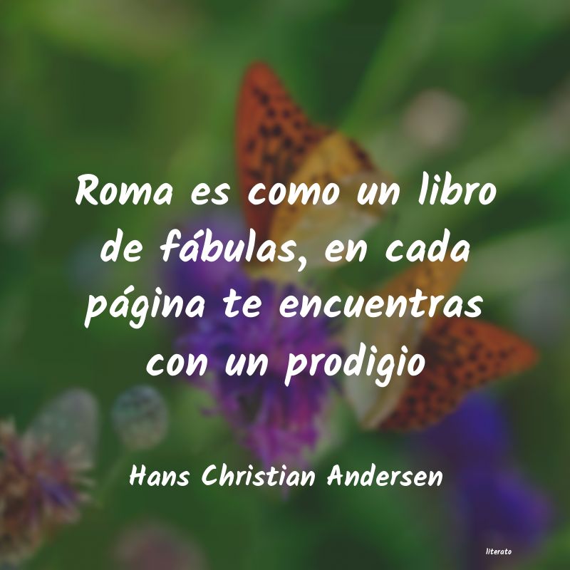 Frases de Hans Christian Andersen