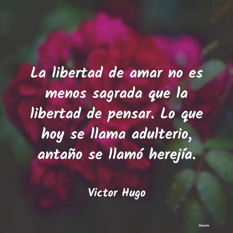 frases de Victor Hugo