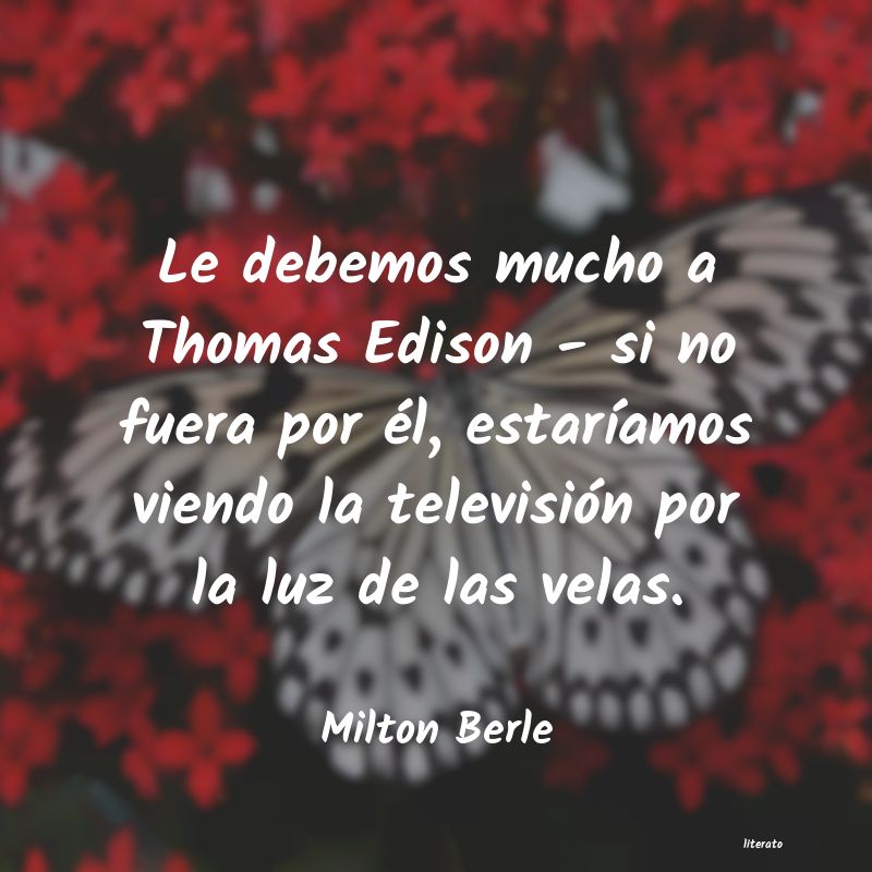 frases de Milton Berle
