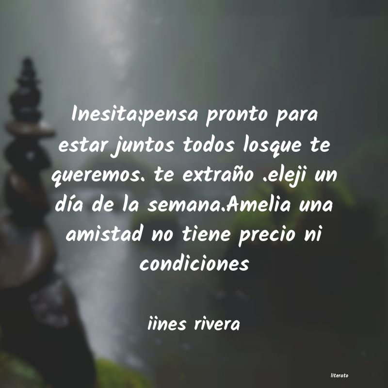 Frases de iines rivera