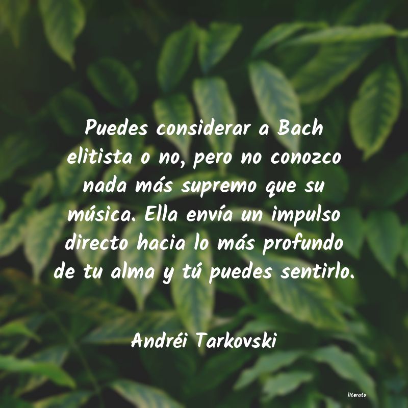 frases de Andréi Tarkovski