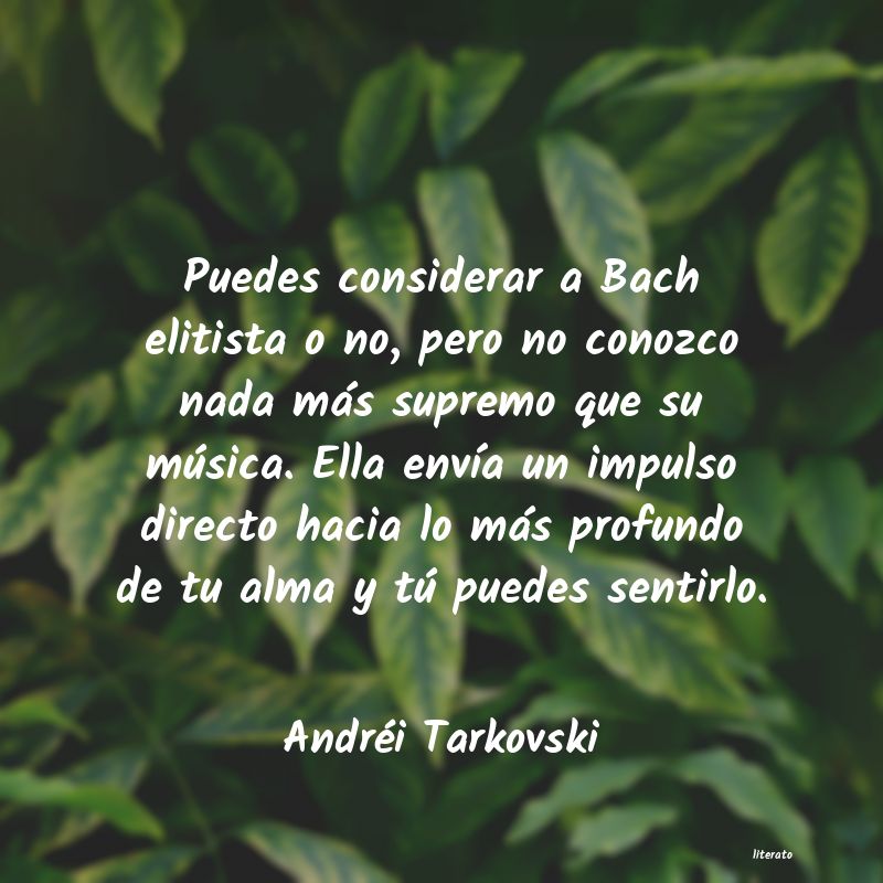 Frases de Andréi Tarkovski