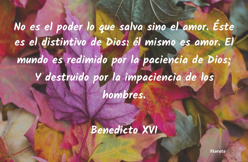 Frases de Benedicto XVI