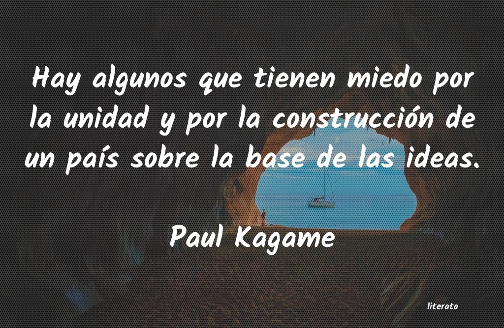 Frases de Paul Kagame