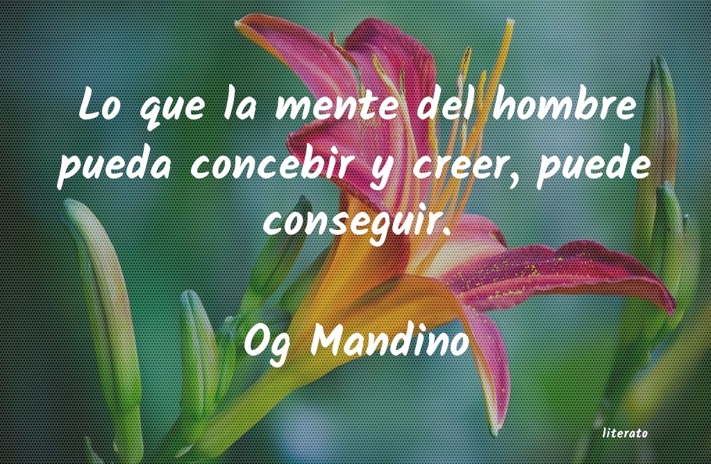 frases de Og Mandino