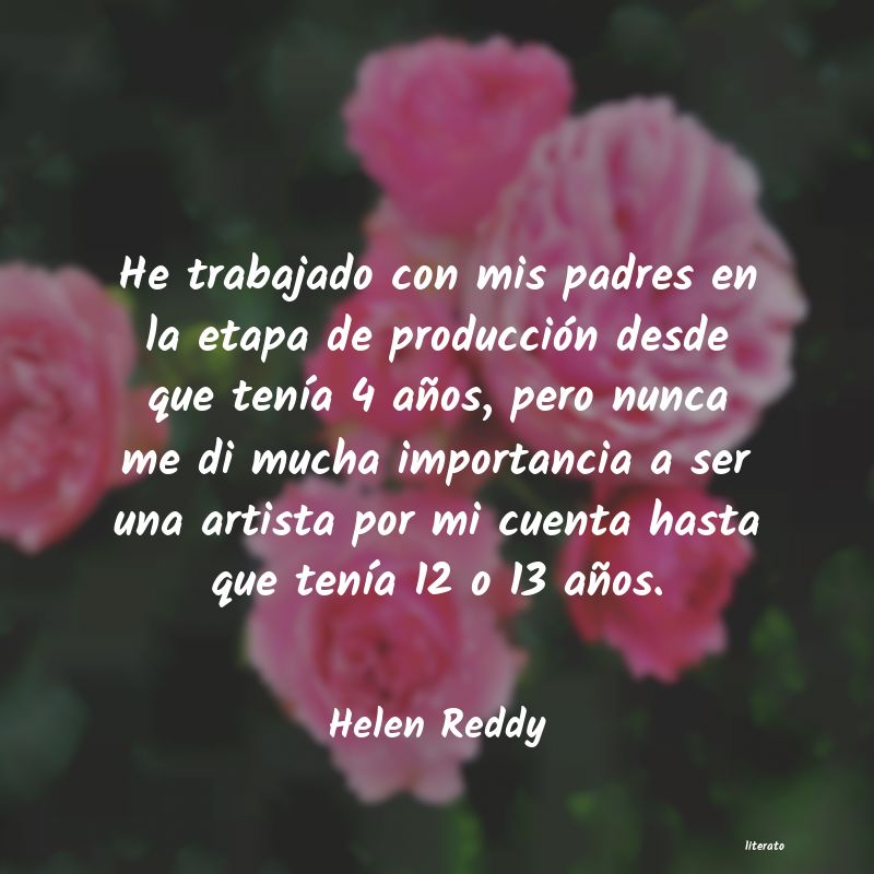 Frases de Helen Reddy