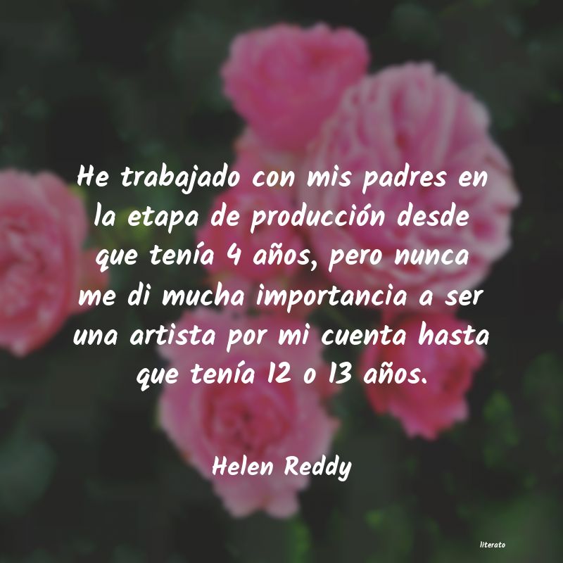 frases de Helen Reddy