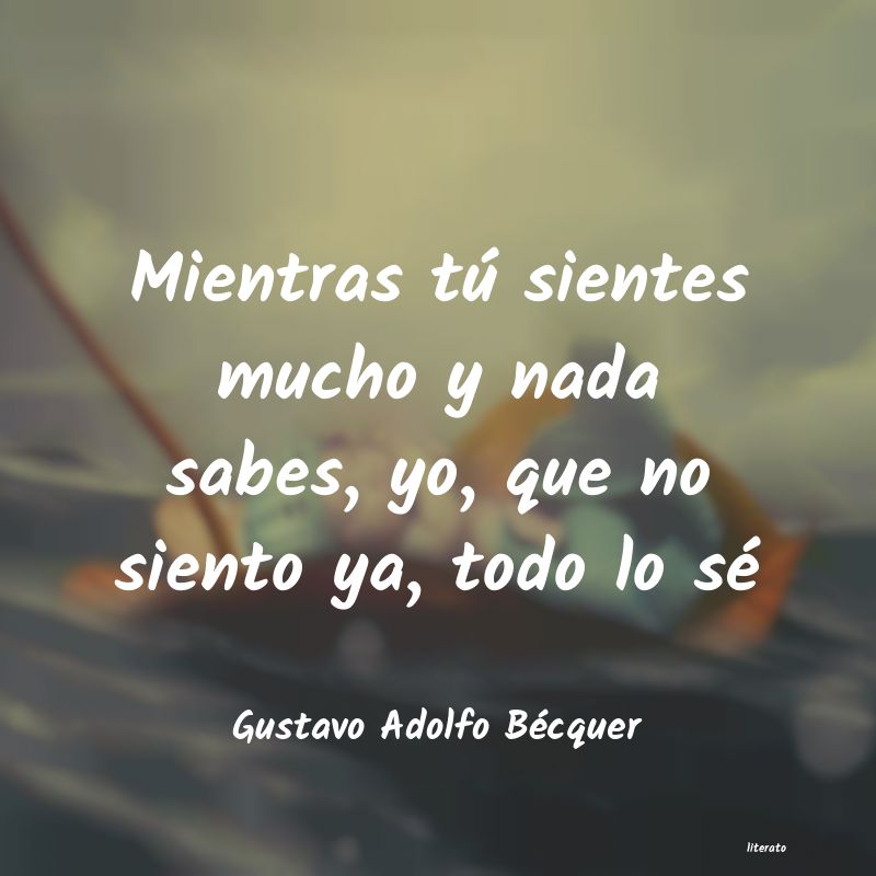 Frases de Gustavo Adolfo Bécquer