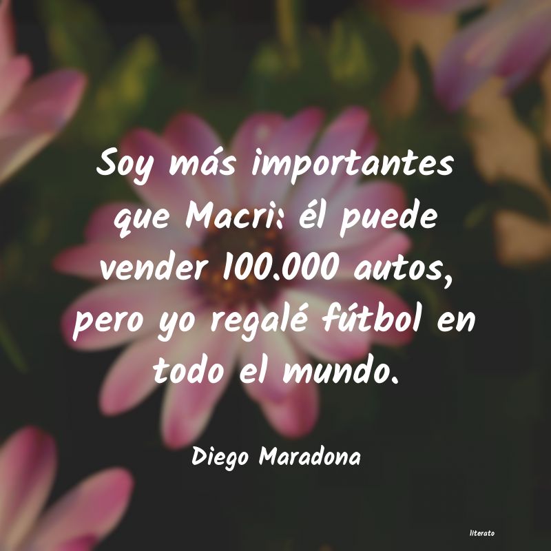 Frases de Diego Maradona