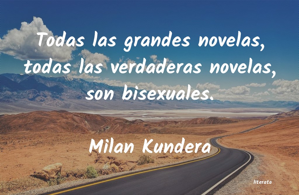 frases de Milan Kundera