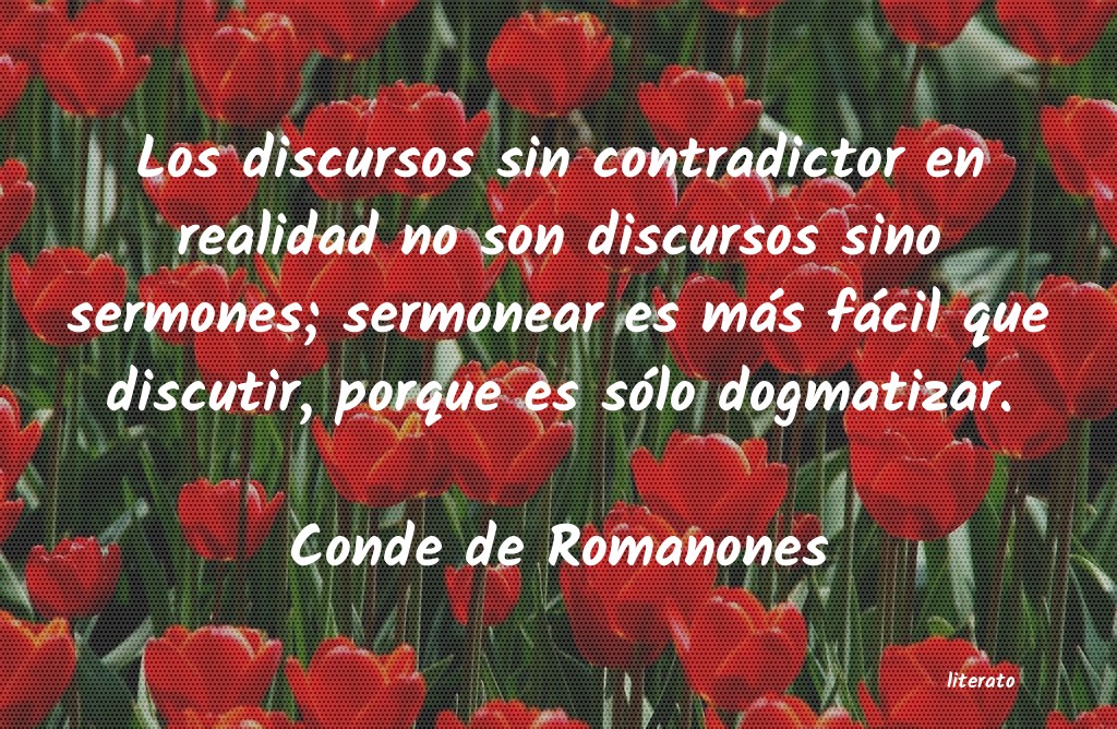 Frases de Conde de Romanones