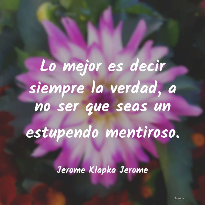 Frases de Jerome Klapka Jerome