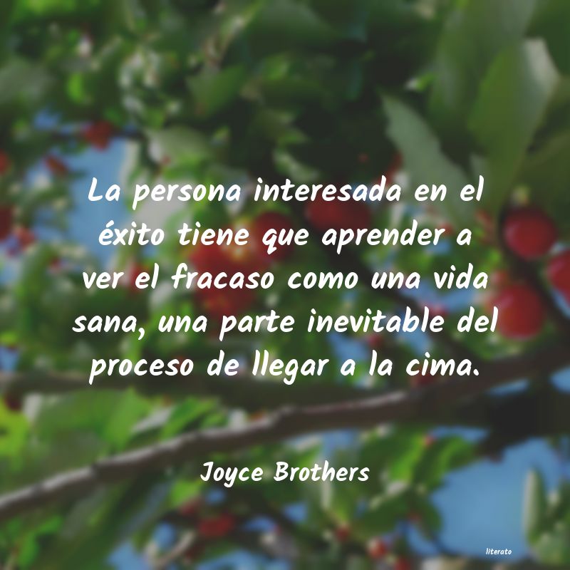 frases de Joyce Brothers