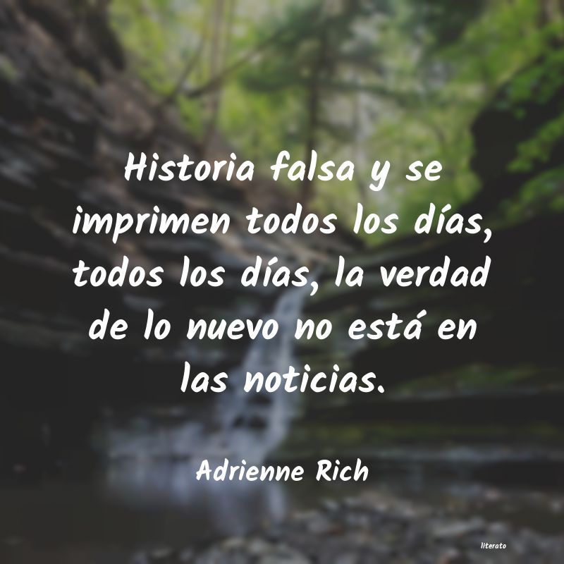 Frases de Adrienne Rich