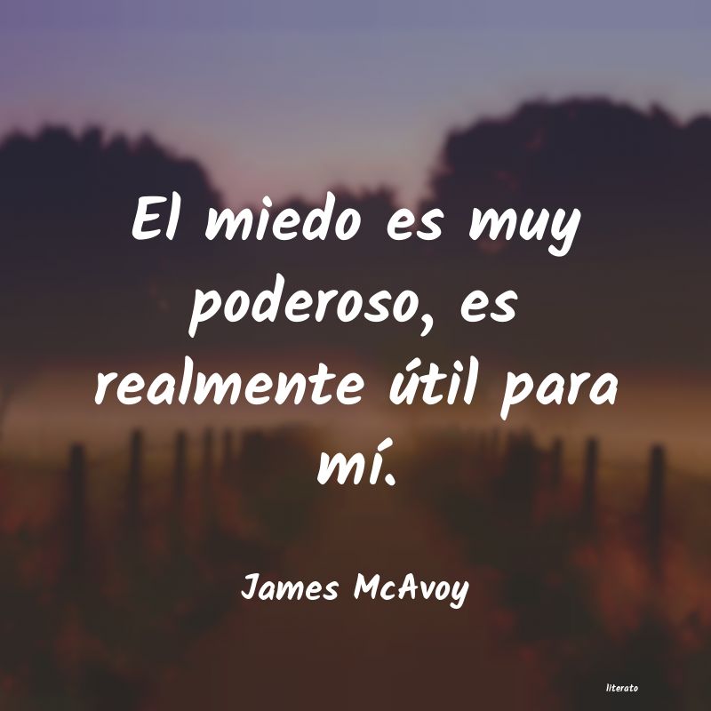 Frases de James McAvoy