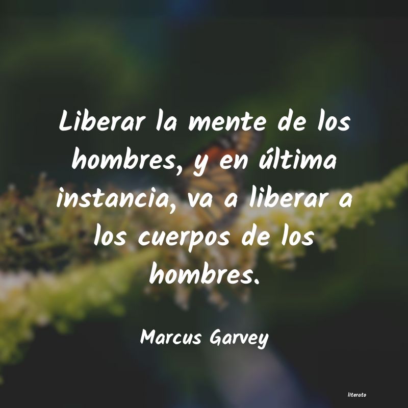 frases de Marcus Garvey