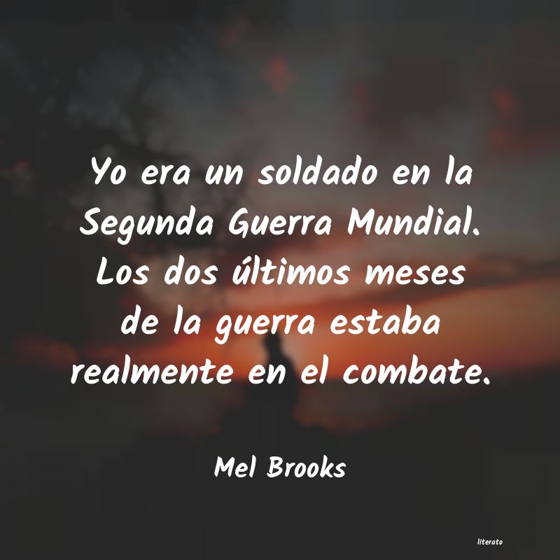 frases de Mel Brooks