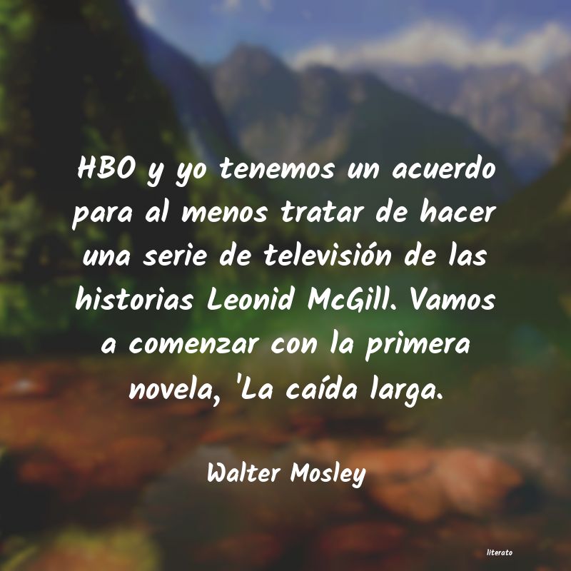 frases de Walter Mosley
