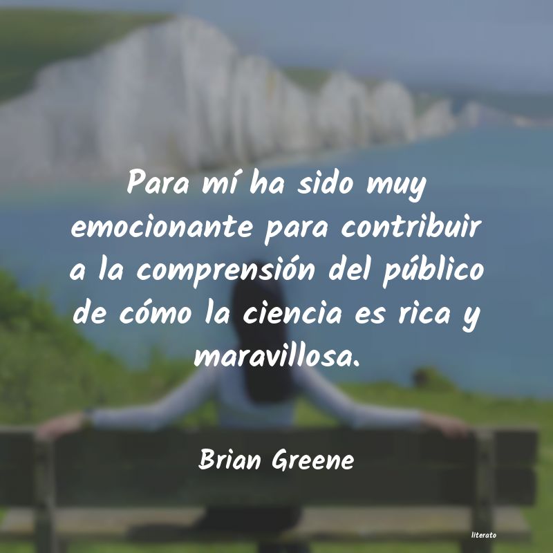 frases de Brian Greene