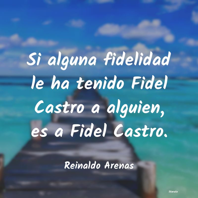 frases de Reinaldo Arenas