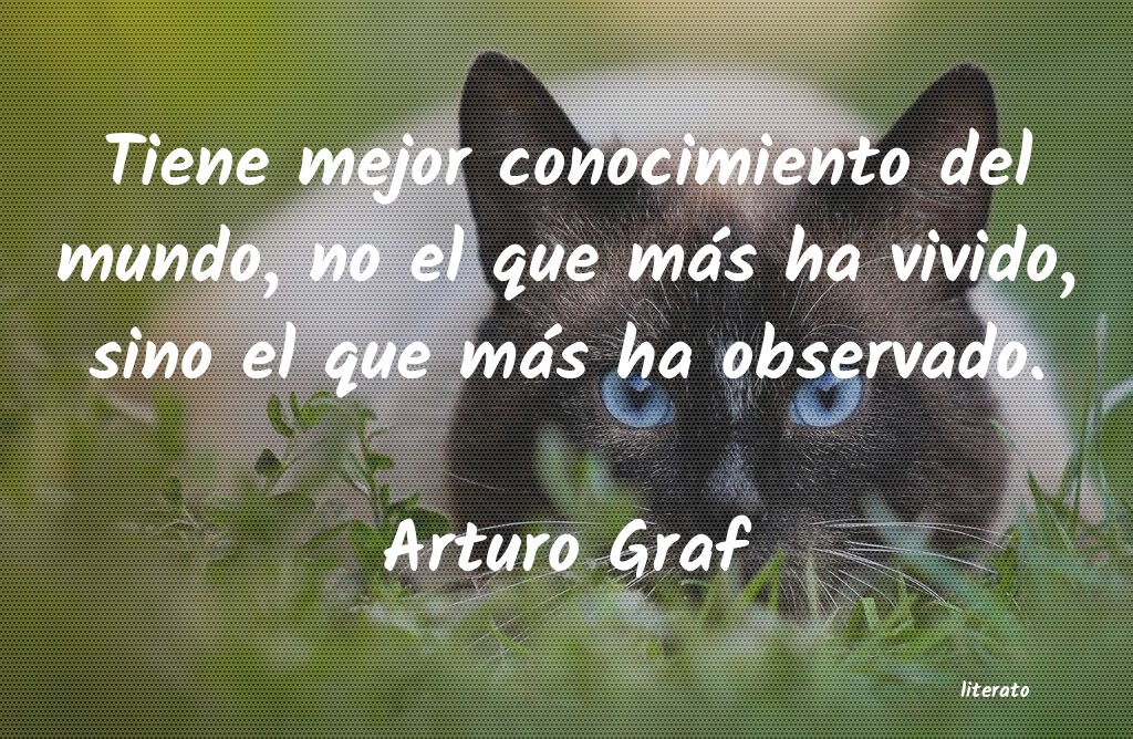 Frases de Arturo Graf