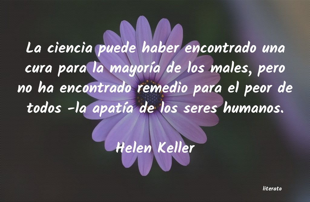 Frases de Helen Keller