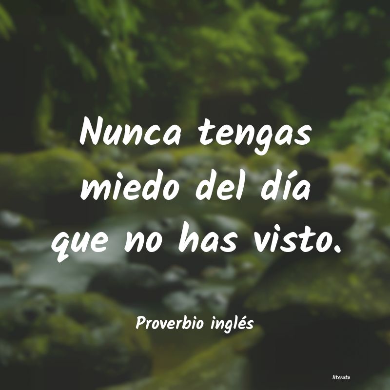 Frases de Proverbio inglés