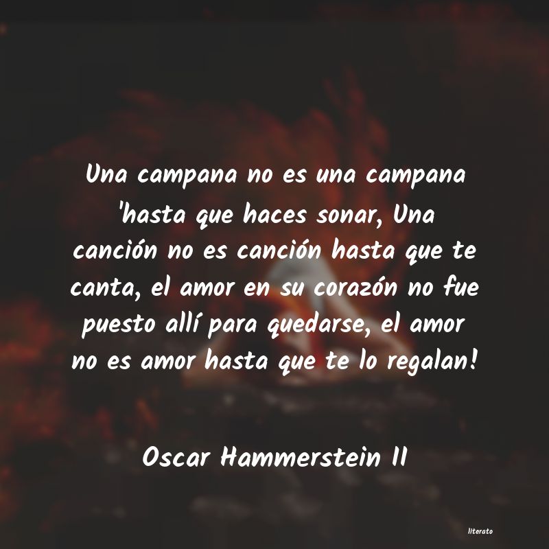 frases de Oscar Hammerstein II