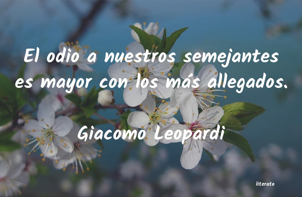 frases de Giacomo Leopardi