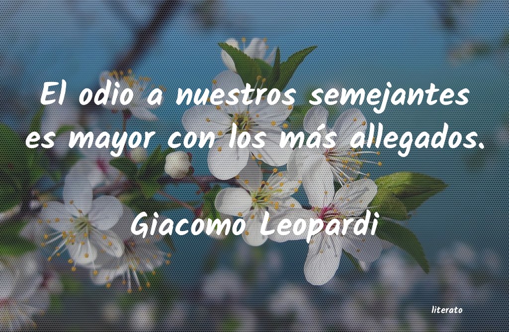 Frases de Giacomo Leopardi