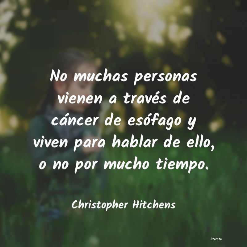 frases para enfermos de cancer