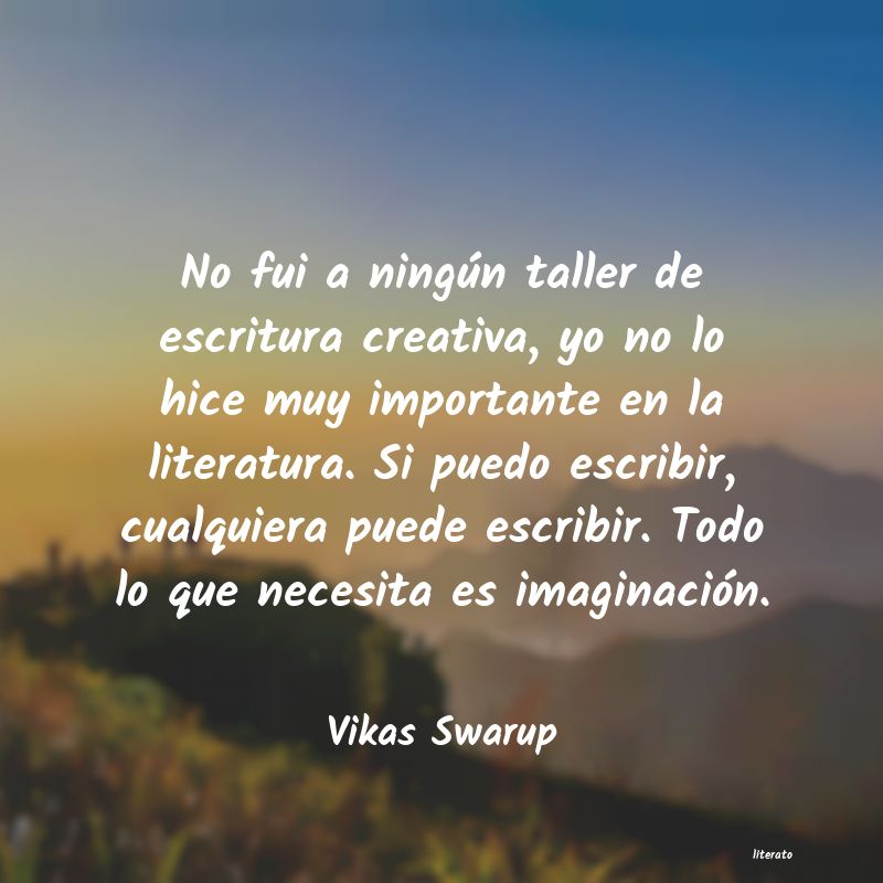 Frases de Vikas Swarup