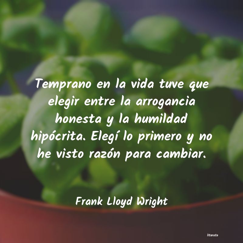 Frases de Frank Lloyd Wright