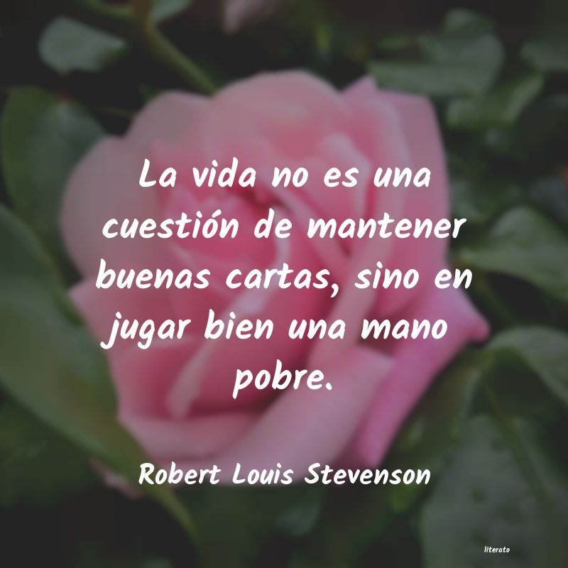 Frases de Robert Louis Stevenson