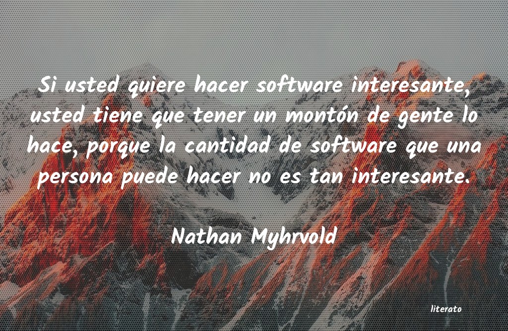 Frases de Nathan Myhrvold