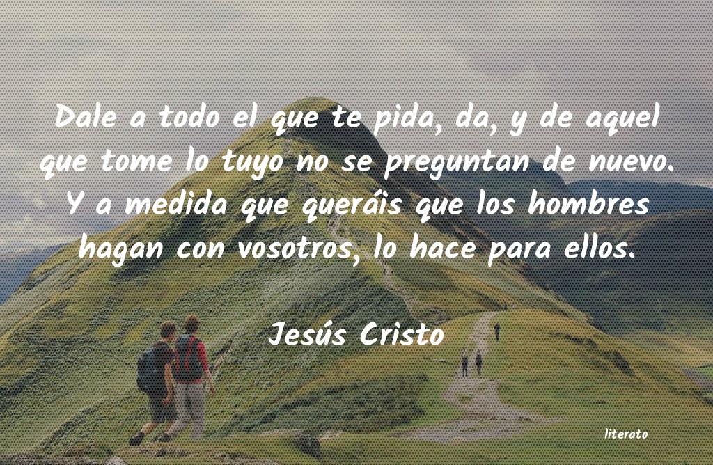 Frases de Jesús Cristo