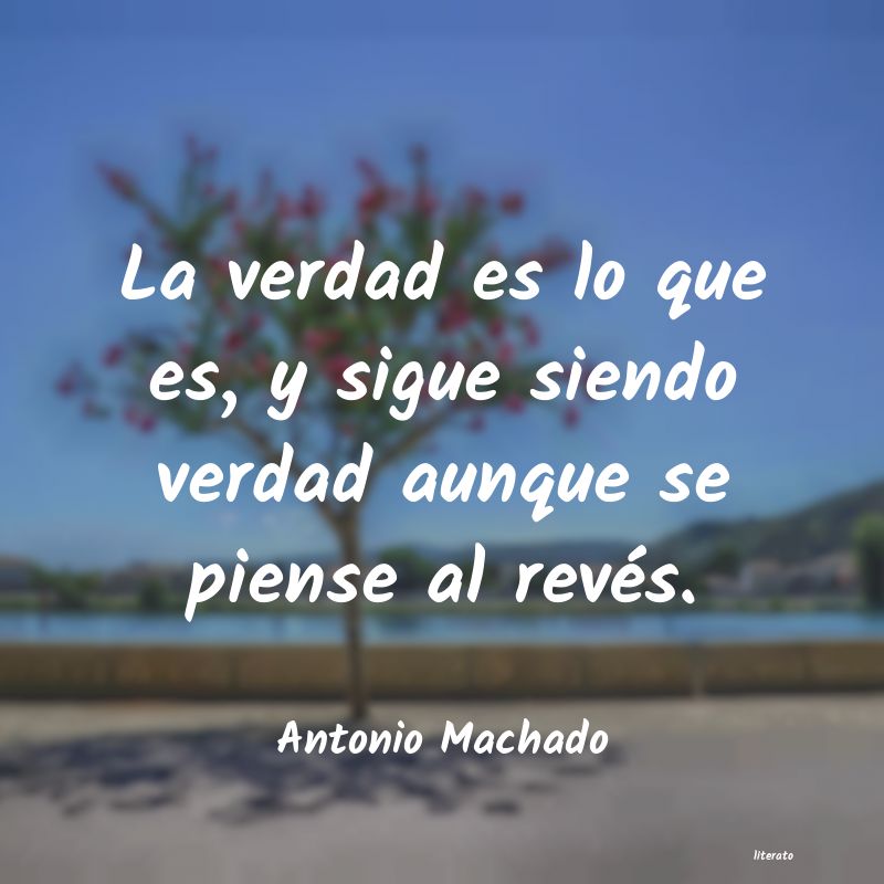 antonio machado media verdad