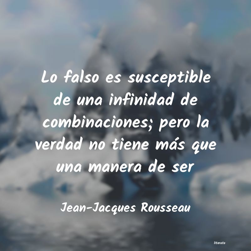 frases de Jean-Jacques Rousseau