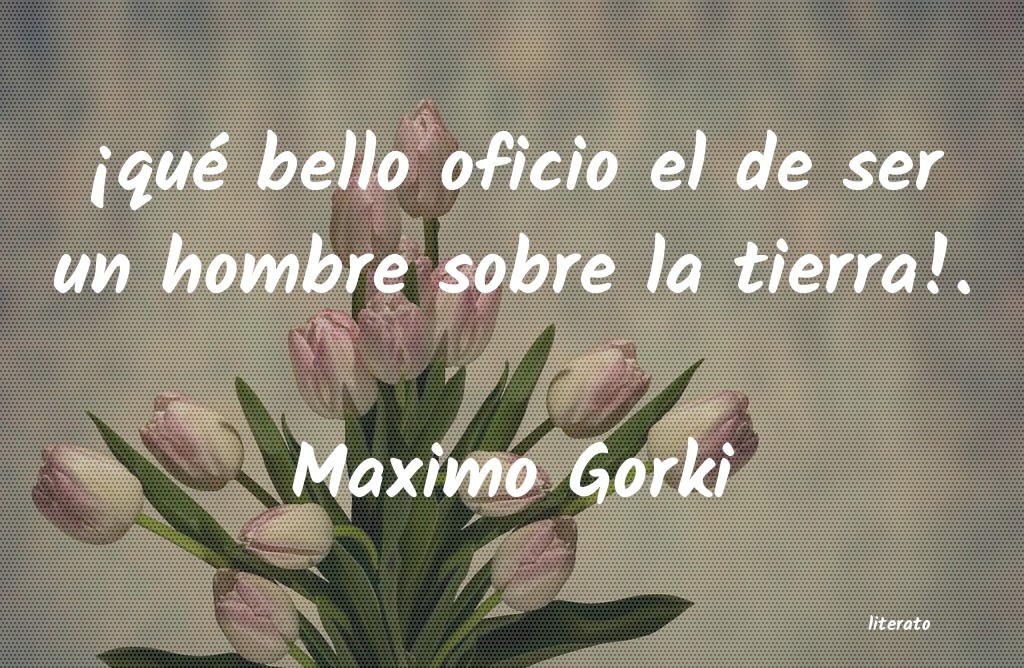 Frases de Maximo Gorki