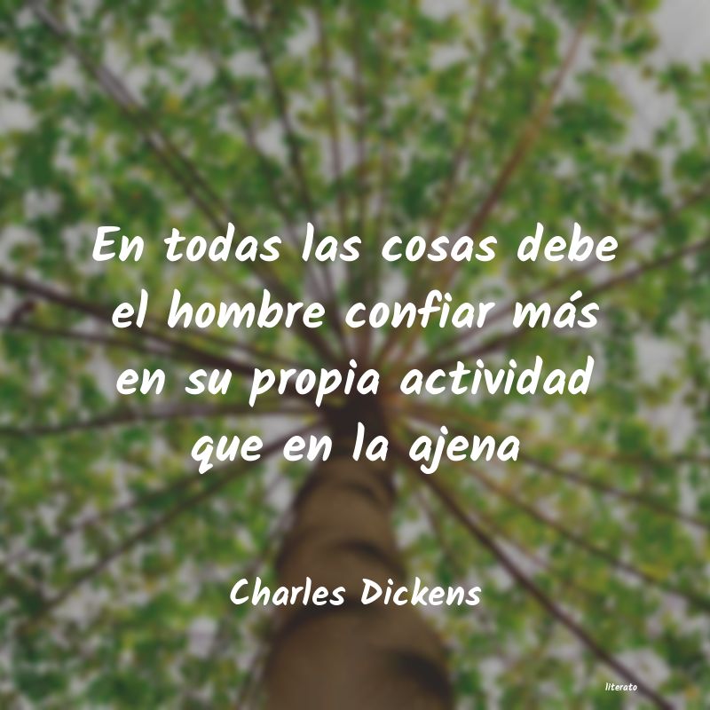 frases de Charles Dickens