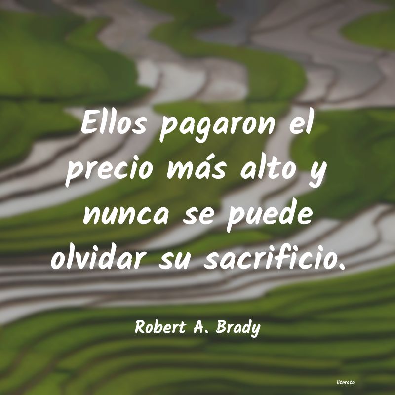 Frases de Robert A. Brady