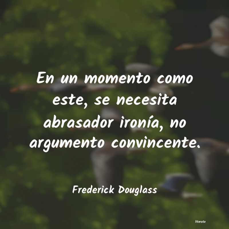 frases de Frederick Douglass