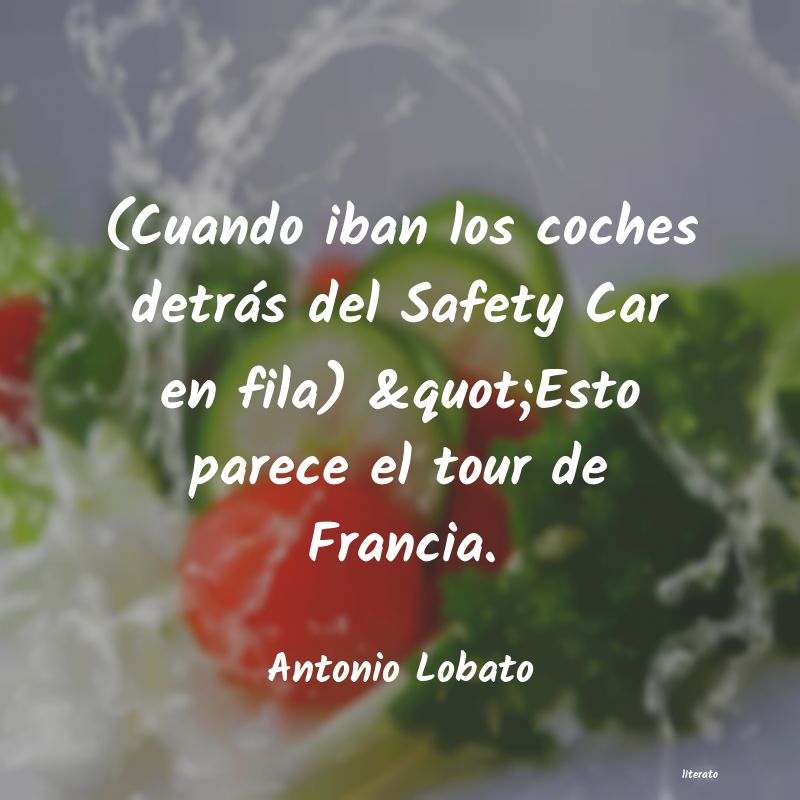 Frases de Antonio Lobato