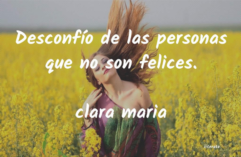 frases de clara maria