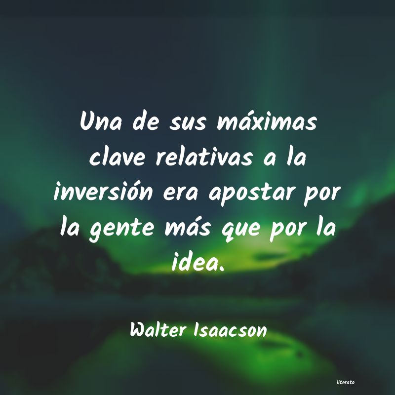 Frases de Walter Isaacson