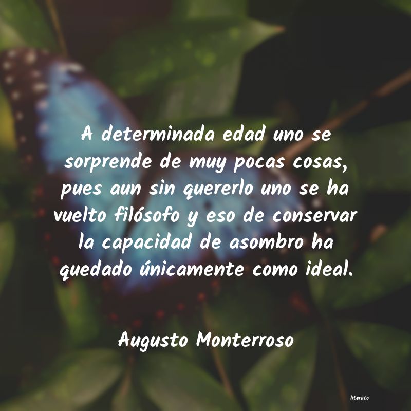 frases de Augusto Monterroso