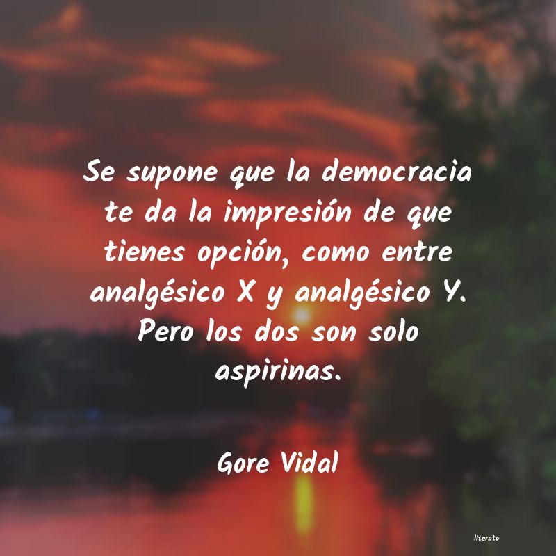 Frases de Gore Vidal